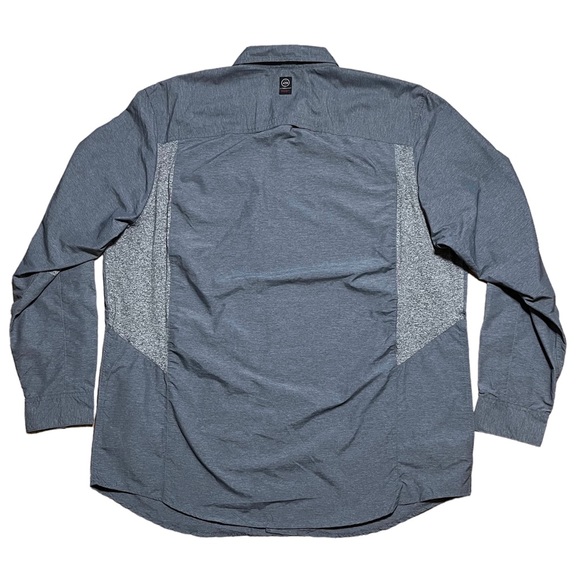 Wrangler Men's ATG Regular Fit Long Sleeve
Button Down Shirt In Gray Sz 2XT - Picture 2 of 15